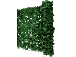 MCW Balkonsichtschutz N77 500x100cm Blatt - 500x100cm Blatt Dunkel