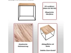 MCW Beistelltisch K71 Naturfarben