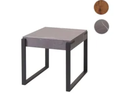 MCW Beistelltisch L53 Marmor-Optik Grau