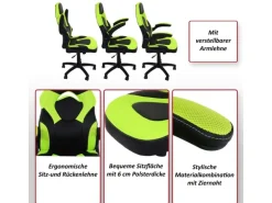 MCW Bürostuhl K13 Schwarz-Weiß