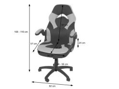 MCW Bürostuhl K13 Schwarz-Weiß