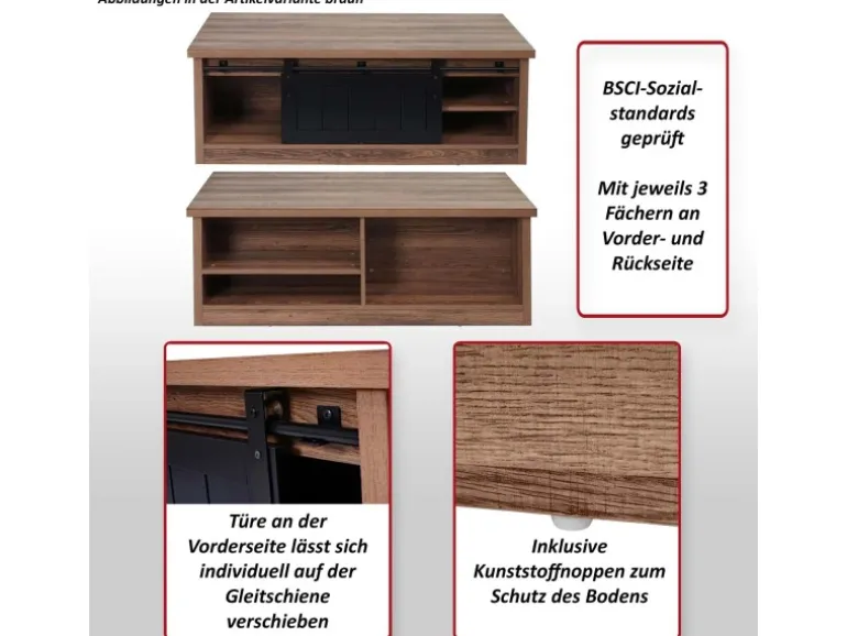 MCW Couchtisch K75 Naturfarben