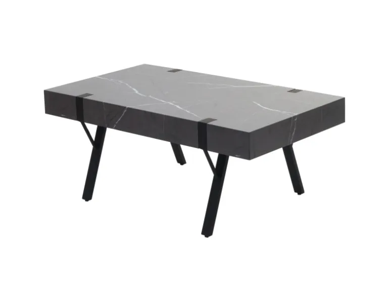 MCW Couchtisch L54 Marmor-Optik Grau