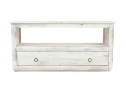 MCW Couchtisch Shabby--Look Weiß
