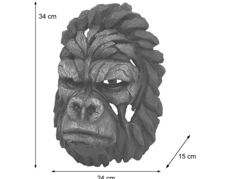 MCW Deko Schädel H41 Gorillakopf 34cm