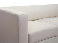 MCW 3er Sofa Lille Kunstleder Creme