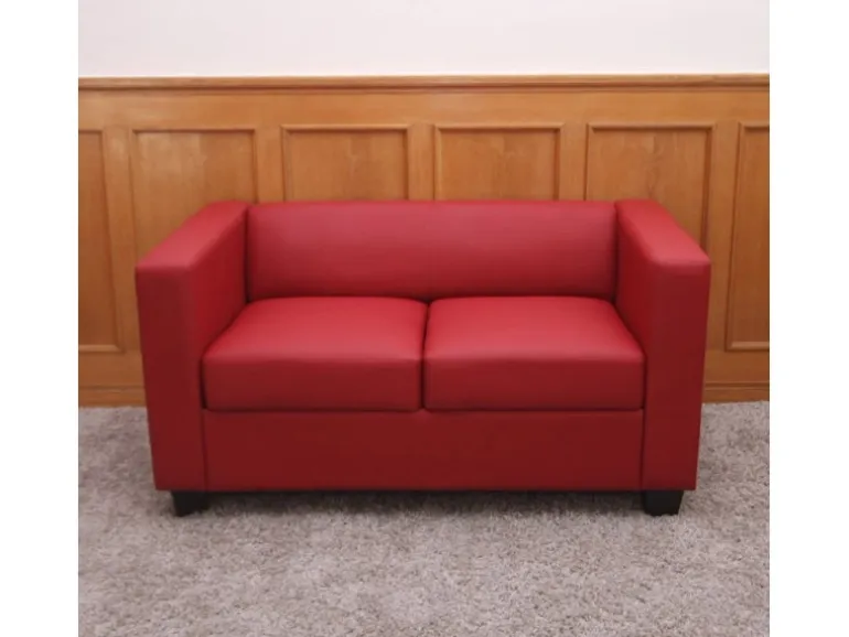 MCW 2er Sofa Lille Rot