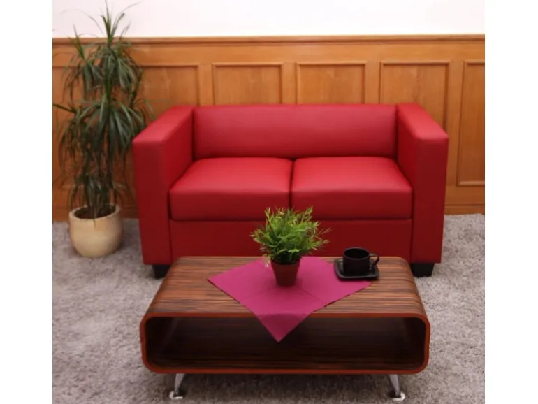 MCW 2er Sofa Lille Rot