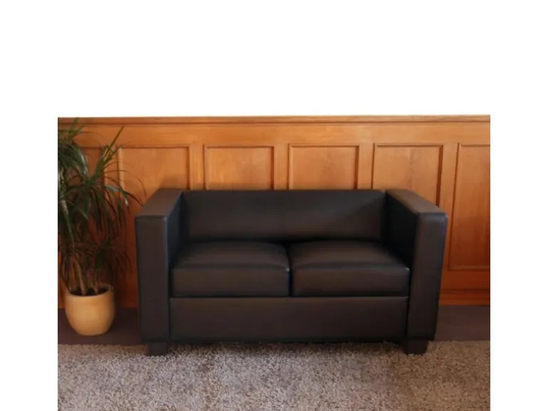 MCW 2er Sofa Lille Schwarz