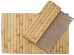 MCW 2er-Set Armlehnen-Ablage E72 Sofa-Butler Flexablage Bambus Flexibel 45x30cm