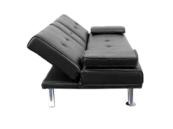 MCW 3er-Sofa F60 Kunstleder Schwarz