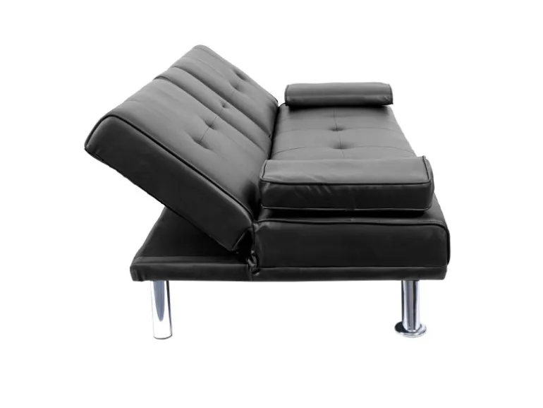 MCW 3er-Sofa F60 Kunstleder Schwarz