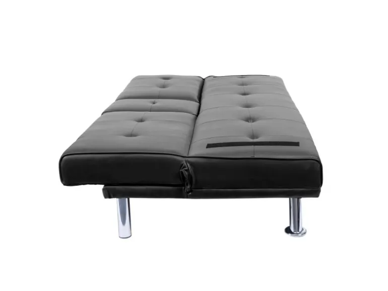 MCW 3er-Sofa F60 Kunstleder Schwarz
