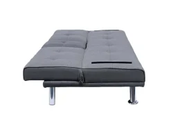 MCW 3er-Sofa F60 Textil Dunkelgrau