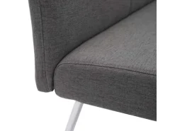 MCW Esszimmer-Set G55Bank Küchenstuhl Stuhl Grau-Braun Bank 180cm