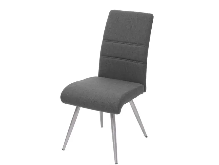MCW Esszimmer-Set G55Bank Küchenstuhl Stuhl Grau-Braun Bank 180cm