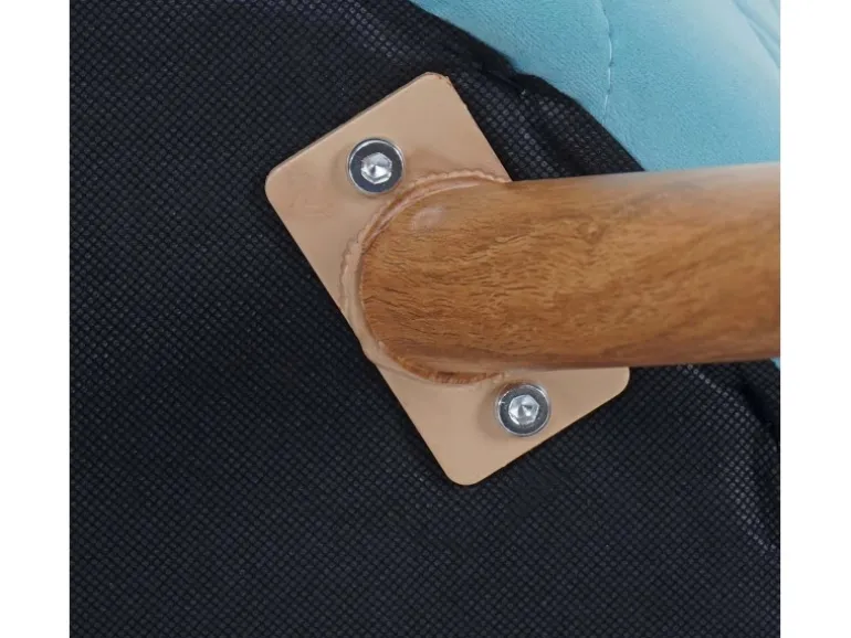 MCW Esszimmerstuhl D53 2er-Set Türkis Samt
