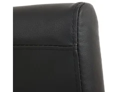 MCW Esszimmerstuhl Littau 4er-Set Kunstleder Schwarz Matt Helle Beine