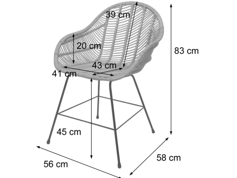 MCW Esszimmerstuhl M28 6er-Set