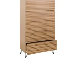 MCW Kommode M49 5 Schubladen Natur