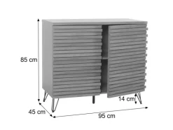 MCW Kommode M49 85x95x45cm Natur