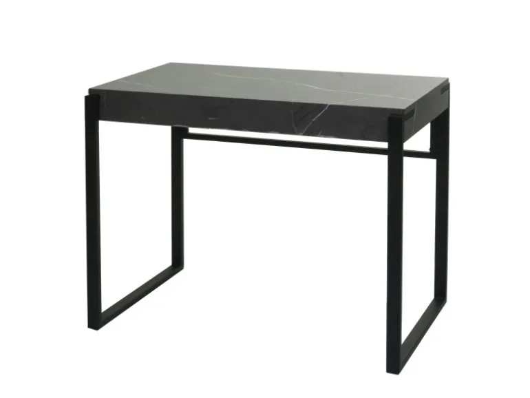 MCW Konsolentisch L53 Marmor-Optik Grau 80x100x54cm