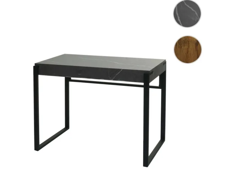 MCW Konsolentisch L53 Marmor-Optik Grau 80x100x54cm