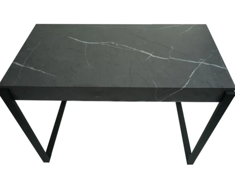 MCW Konsolentisch L53 Marmor-Optik Grau 80x100x54cm