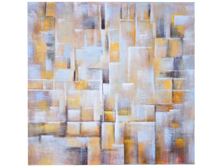 MCW Ölgemälde Cubes Handgemalt