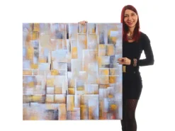 MCW Ölgemälde Cubes Handgemalt