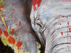 MCW Ölgemälde Elefant H25 Handgemalt 150x100cm
