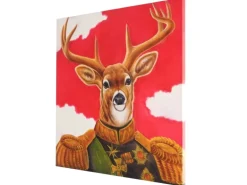 MCW Ölgemälde Hirsch Handgemalt