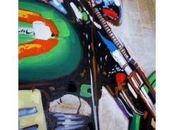 MCW Ölgemälde Motorrad Handgemalt