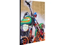 MCW Ölgemälde Motorrad Handgemalt