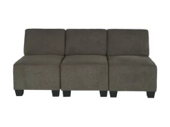 MCW Modular 3-Sitzer Sofa Couch Moncalieri Braun ohne Armlehnen