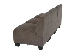 MCW Modular 3-Sitzer Sofa Couch Moncalieri Braun ohne Armlehnen