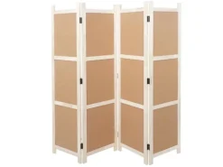 MCW Paravent G52 Braun 4 Panele 166x160cm