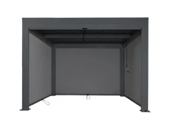 MCW Pergola L46 mit Seitenwand Anthrazit 3x3m