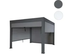 MCW Pergola L46 mit Seitenwand Anthrazit 3x3m