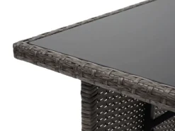 MCW Poly-Rattan Esstisch G16 Grau
