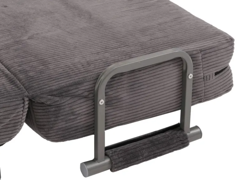 MCW Schlafsessel K29 Stoff Cord 330g/m² Dunkelgrau