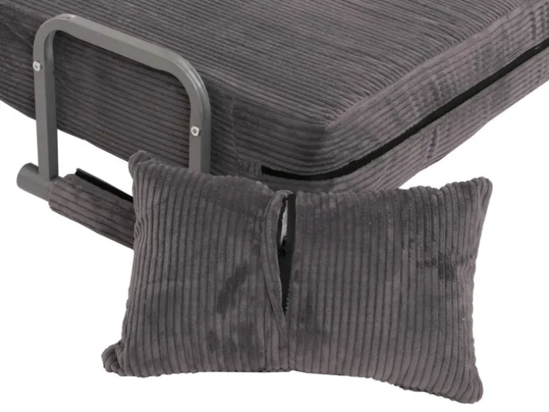 MCW Schlafsessel K29 Stoff Cord 330g/m² Dunkelgrau