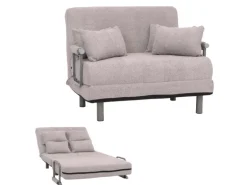MCW Schlafsessel K29 Stoff Boucle 500g/m² Grau