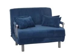 MCW Schlafsessel K29 Stoff Cord 330g/m² Blau