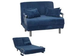 MCW Schlafsessel K29 Stoff Cord 330g/m² Blau