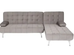 MCW Schlafsofa K22 Samt Grau