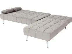 MCW Schlafsofa K22 Samt Grau