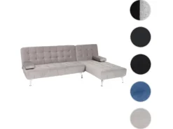 MCW Schlafsofa K22 Samt Grau