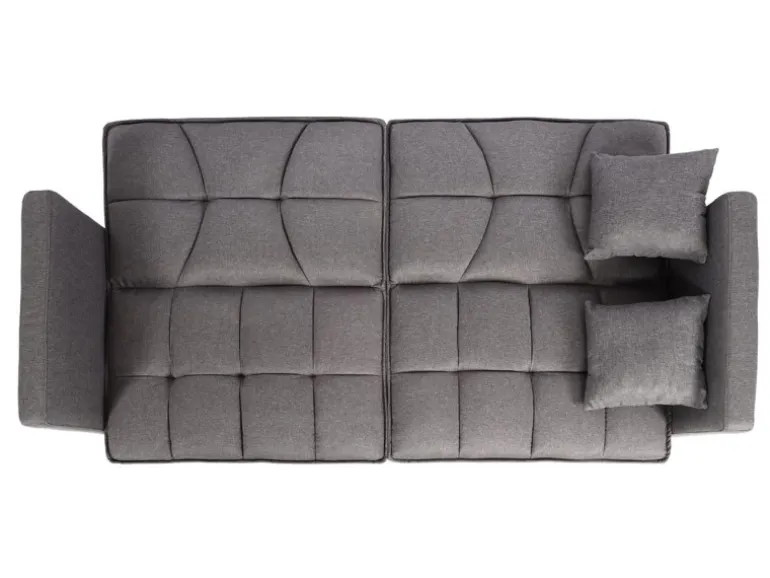 MCW Schlafsofa K65 Stoff/Textil Grau