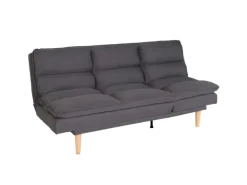 MCW Schlafsofa M79 Stoff/Textil Dunkelgrau